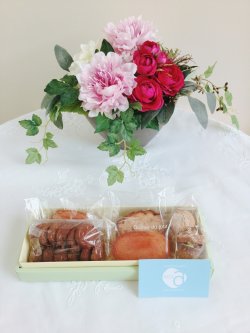 画像1: 焼菓子セット　英字BOX