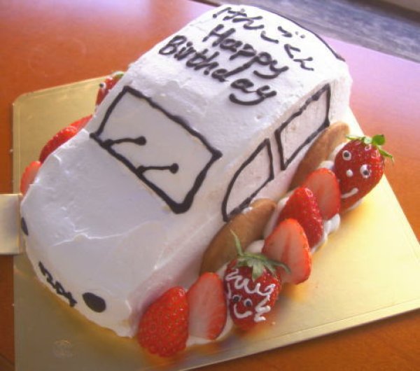 画像1: 車のケーキ　 (1)